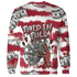 High 85 Metallic Burgundy 1s Sweatshirt Match Paid In Full 3D All-Over Print - NastyJamz