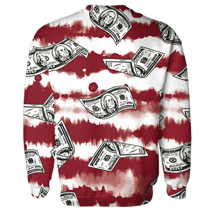 High 85 Metallic Burgundy 1s Sweatshirt Match Paid In Full 3D All-Over Print - NastyJamz