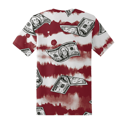 High 85 Metallic Burgundy 1s T Shirt Match Paid In Full 3D All-Over Print - NastyJamz