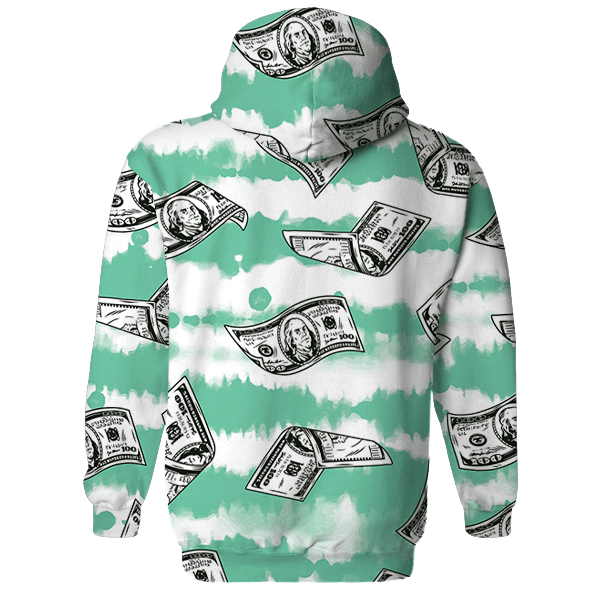 High OG Green Glow 1s Hoodie Match Paid In Full 3D All-Over Print - NastyJamz