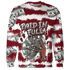 High White Team Red 1s Sweatshirt Match Paid In Full 3D All-Over Print - NastyJamz