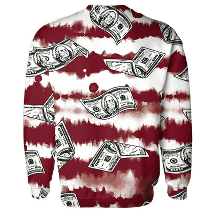 High White Team Red 1s Sweatshirt Match Paid In Full 3D All-Over Print - NastyJamz