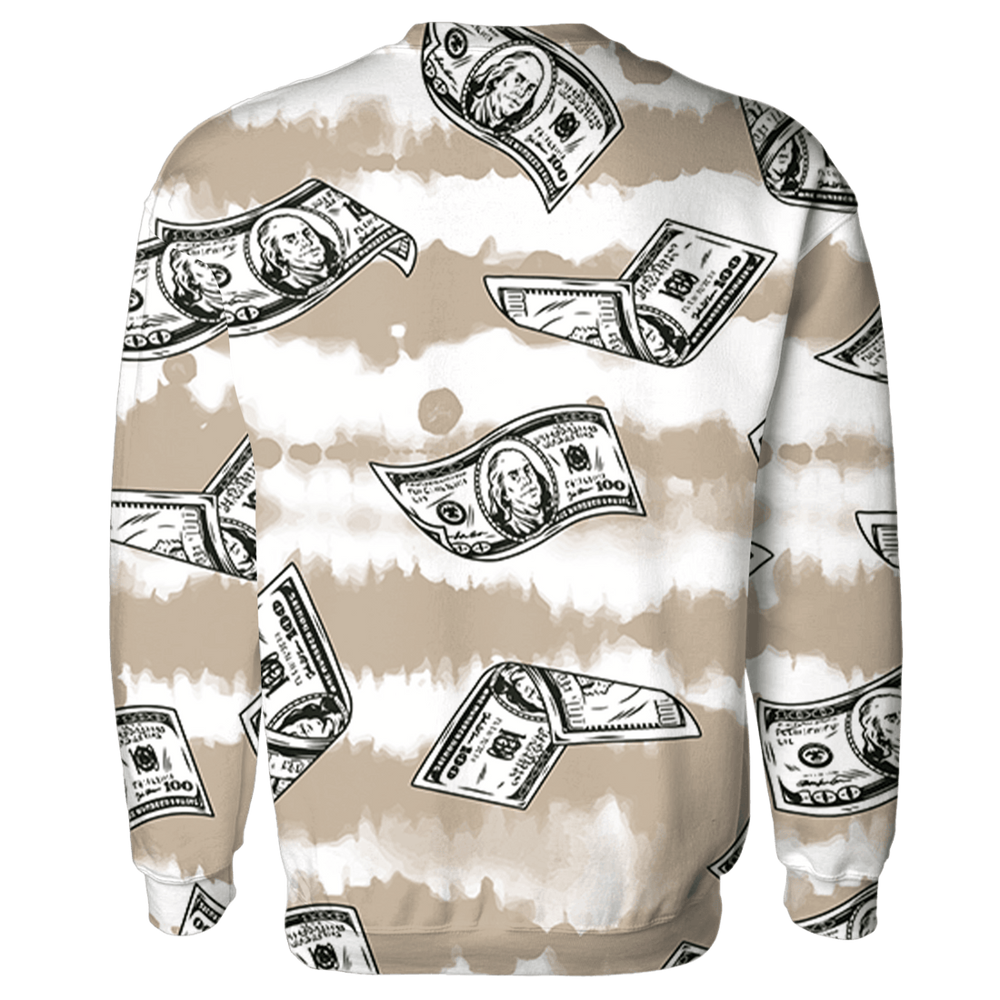 Latte 1s Sweatshirt Match Paid In Full 3D All-Over Print - NastyJamz