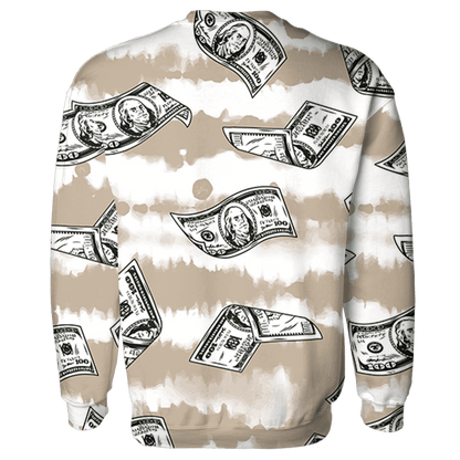 Latte 1s Sweatshirt Match Paid In Full 3D All-Over Print - NastyJamz