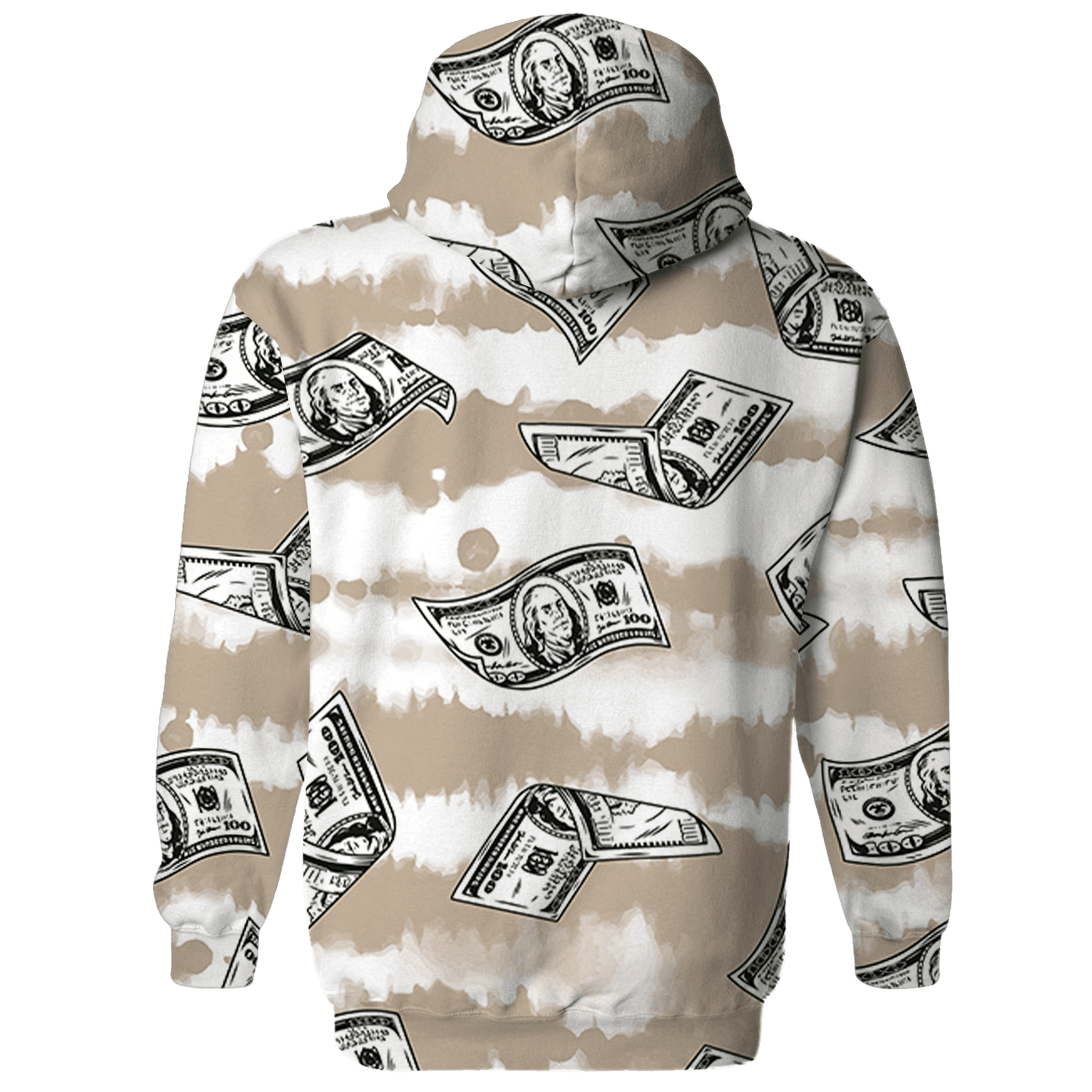 Latte 1s Hoodie Match Paid In Full 3D All-Over Print - NastyJamz