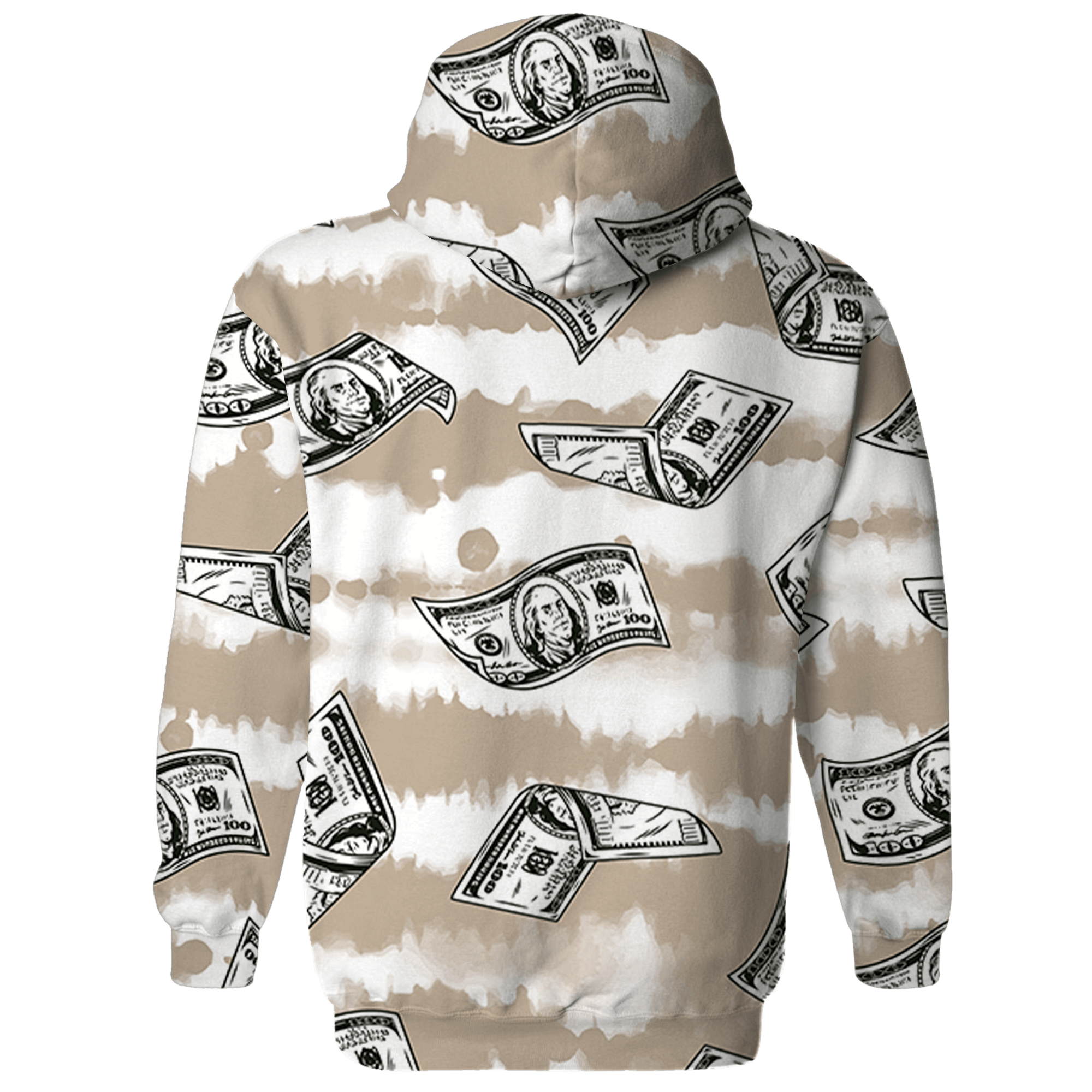 Latte 1s Hoodie Match Paid In Full 3D All-Over Print - NastyJamz