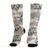 Latte 1s Socks Match Paid In Full 3D All-Over Print - NastyJamz