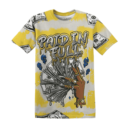 Low OG Canary TVSC 1s T Shirt Match Paid In Full 3D All-Over Print - NastyJamz