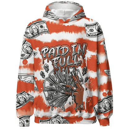 Georgia Peach 3s Hoodie Match Paid In Full 3D All-Over Print - NastyJamz