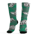 Nina CN Abney 3s Socks Match Paid In Full 3D All-Over Print - NastyJamz