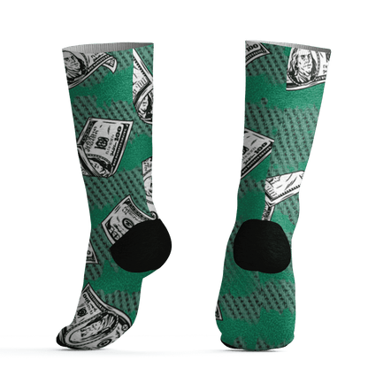 Nina CN Abney 3s Socks Match Paid In Full 3D All-Over Print - NastyJamz