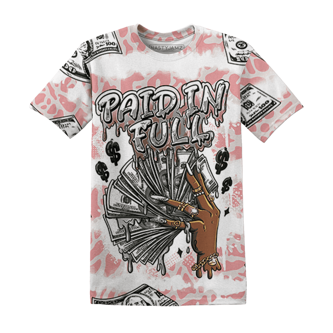 Red Stardust 3s T Shirt Match Paid In Full 3D All-Over Print - NastyJamz
