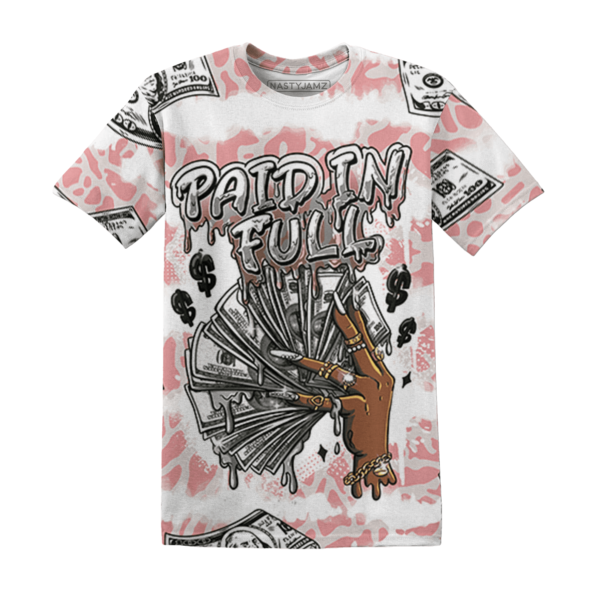 Red Stardust 3s T Shirt Match Paid In Full 3D All-Over Print - NastyJamz