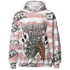Red Stardust 3s Hoodie Match Paid In Full 3D All-Over Print - NastyJamz