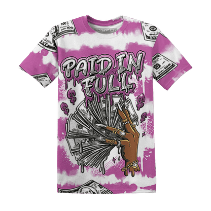 GS Hyper Violet 4s T Shirt Match Paid In Full 3D All-Over Print - NastyJamz