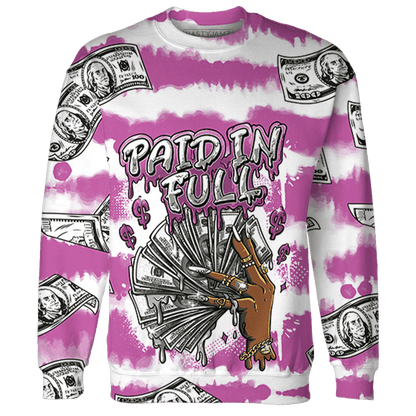GS Hyper Violet 4s Sweatshirt Match Paid In Full 3D All-Over Print - NastyJamz