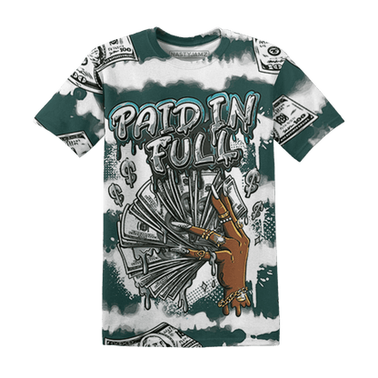 Oxidized Green 4s T Shirt Match Paid In Full 3D All-Over Print - NastyJamz