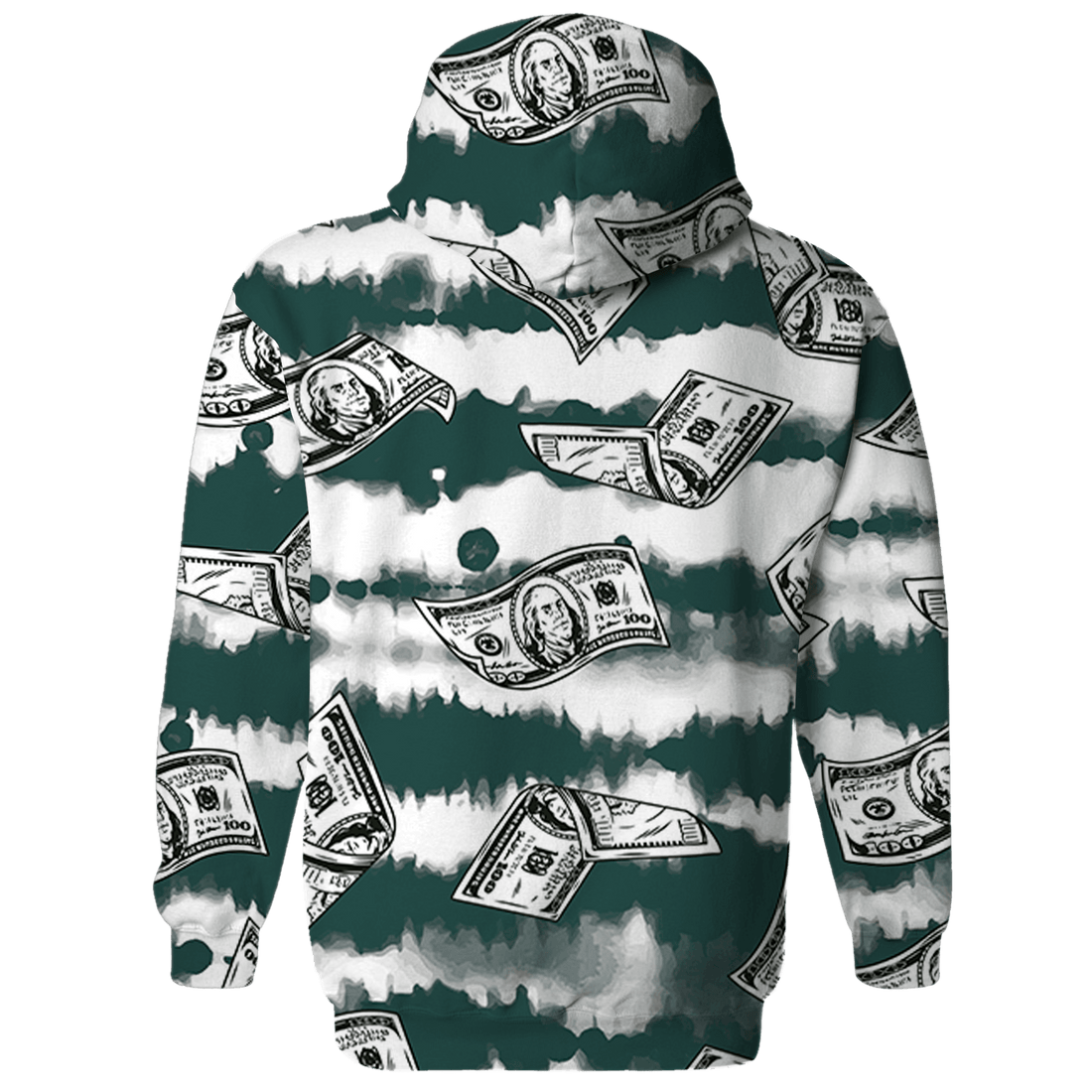 Oxidized Green 4s Hoodie Match Paid In Full 3D All-Over Print - NastyJamz