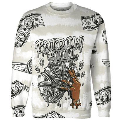 SE Sail 5s Sweatshirt Match Paid In Full 3D All-Over Print - NastyJamz