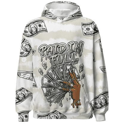 SE Sail 5s Hoodie Match Paid In Full 3D All-Over Print - NastyJamz