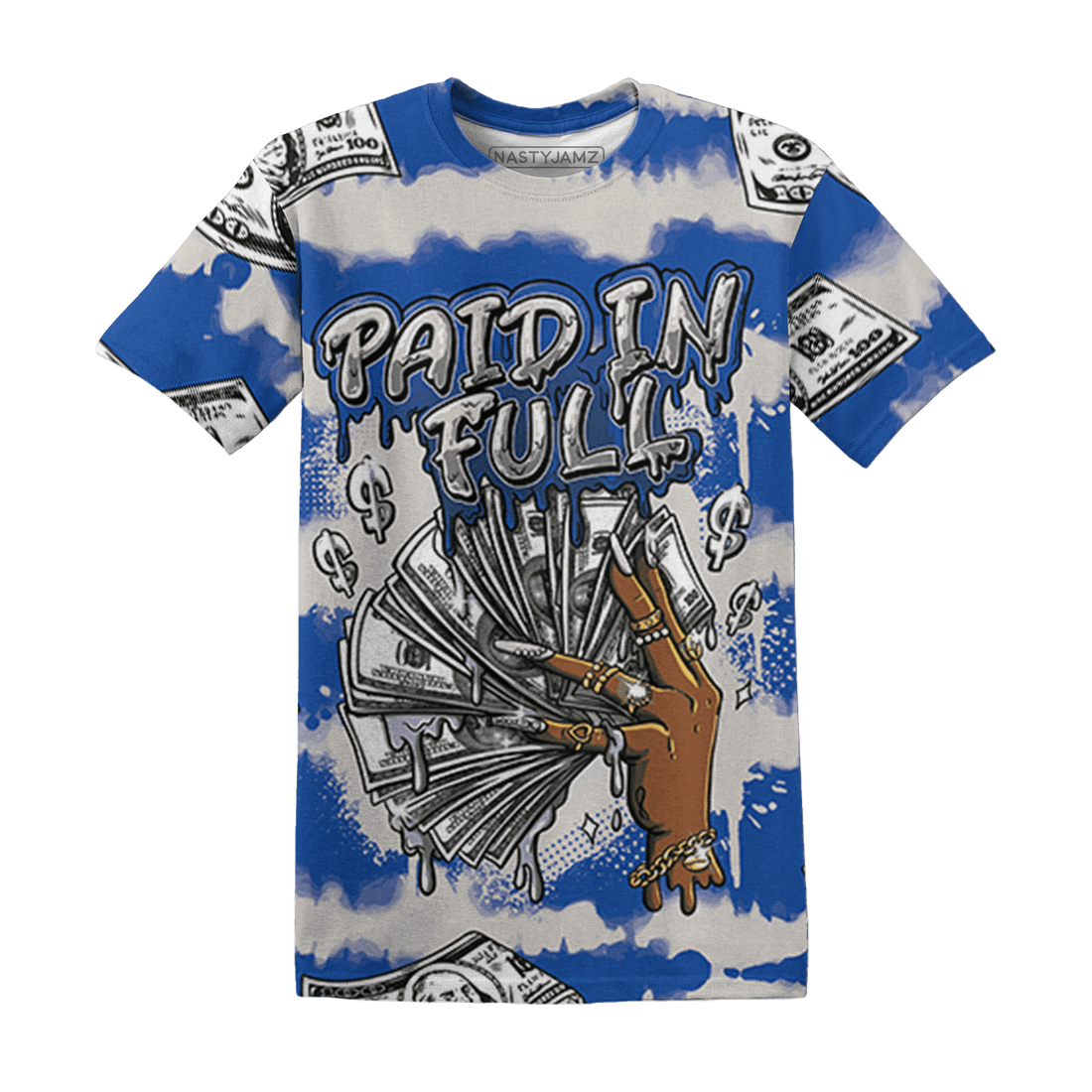 Air Max 1 86 Royal T Shirt Match Paid In Full 3D All-Over Print - NastyJamz
