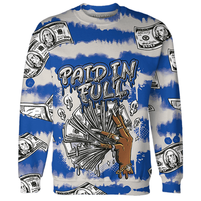 Air Max 1 86 Royal Sweatshirt Match Paid In Full 3D All-Over Print - NastyJamz