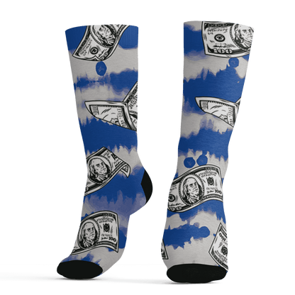 Air Max 1 86 Royal Socks Match Paid In Full 3D All-Over Print - NastyJamz