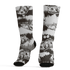 Dunk Low Baroque Brown Socks Match Paid In Full 3D All-Over Print - NastyJamz