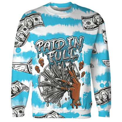 Dunk Low Dolphins Sweatshirt Match Paid In Full 3D All-Over Print - NastyJamz