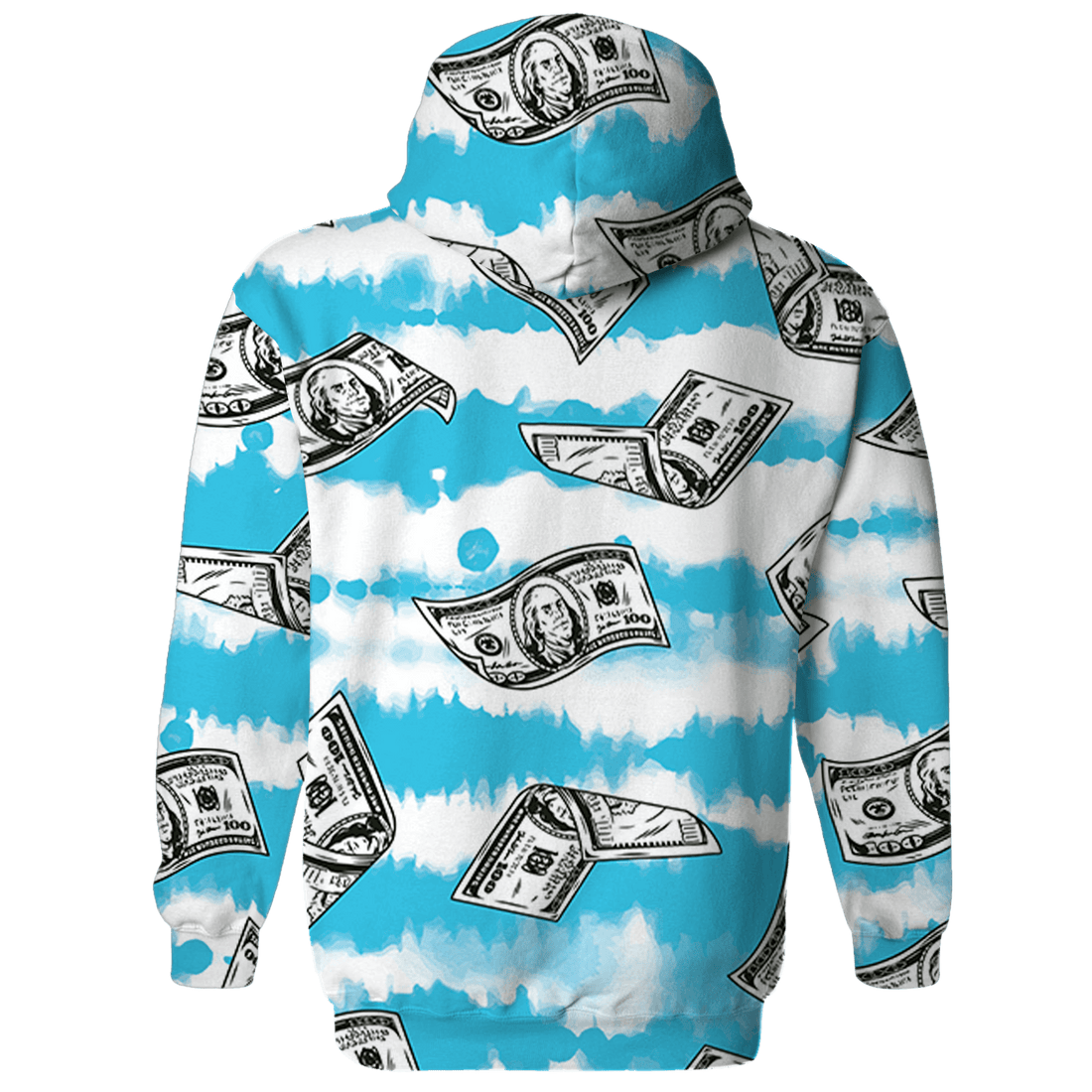 Dunk Low Dolphins Hoodie Match Paid In Full 3D All-Over Print - NastyJamz