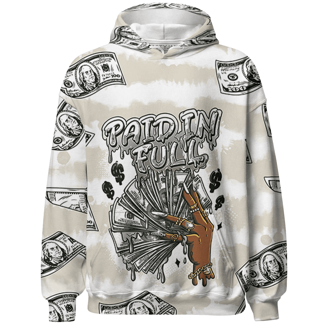 Gratitude 11s Hoodie Match Paid In Full 3D All-Over Print - NastyJamz
