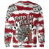 Cherry 12s Sweatshirt Match Paid In Full 3D All-Over Print - NastyJamz