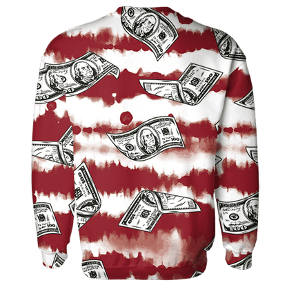 Cherry 12s Sweatshirt Match Paid In Full 3D All-Over Print - NastyJamz