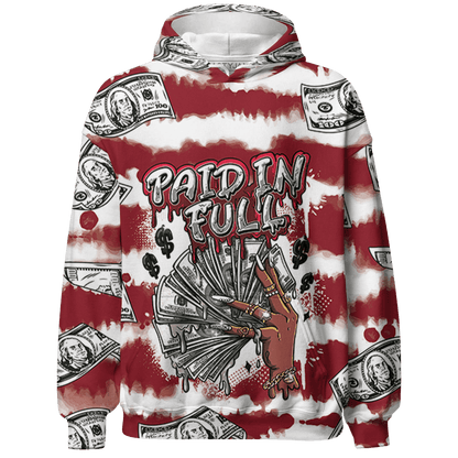 Cherry 12s Hoodie Match Paid In Full 3D All-Over Print - NastyJamz