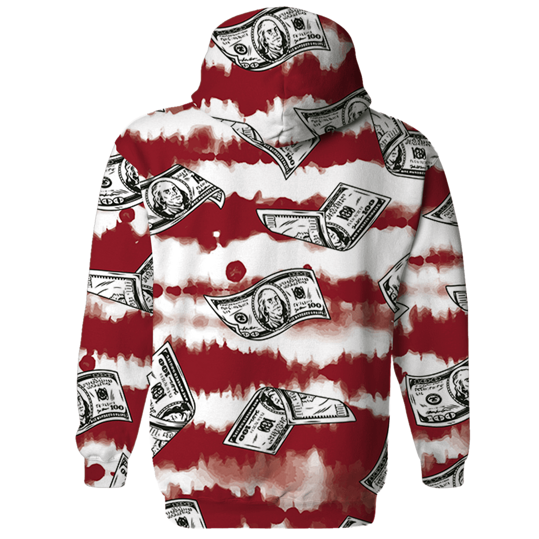 Cherry 12s Hoodie Match Paid In Full 3D All-Over Print - NastyJamz