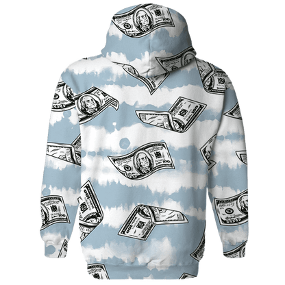 Blue Grey 13s Hoodie Match Paid In Full 3D All-Over Print - NastyJamz