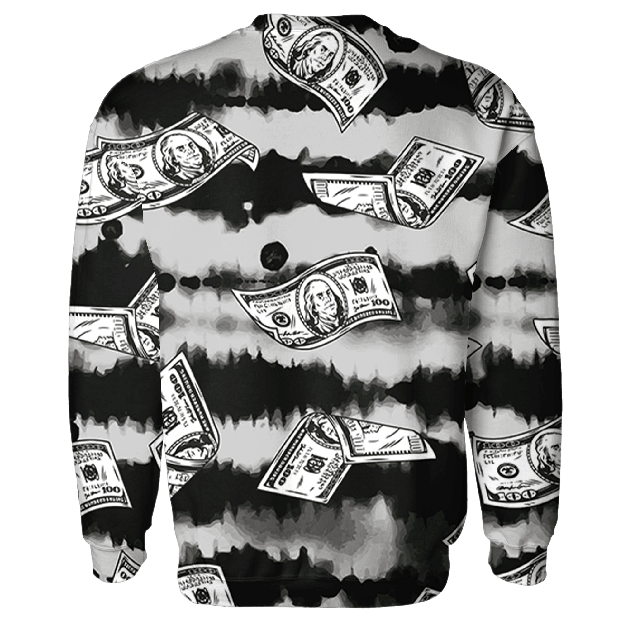 Retro High OG Black White 1s Sweatshirt Match Paid In Full 3D All-Over Print - NastyJamz