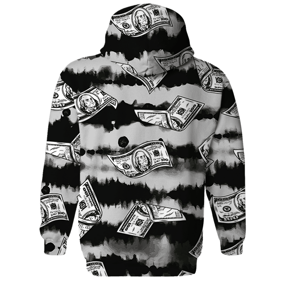 Retro High OG Black White 1s Hoodie Match Paid In Full 3D All-Over Print - NastyJamz