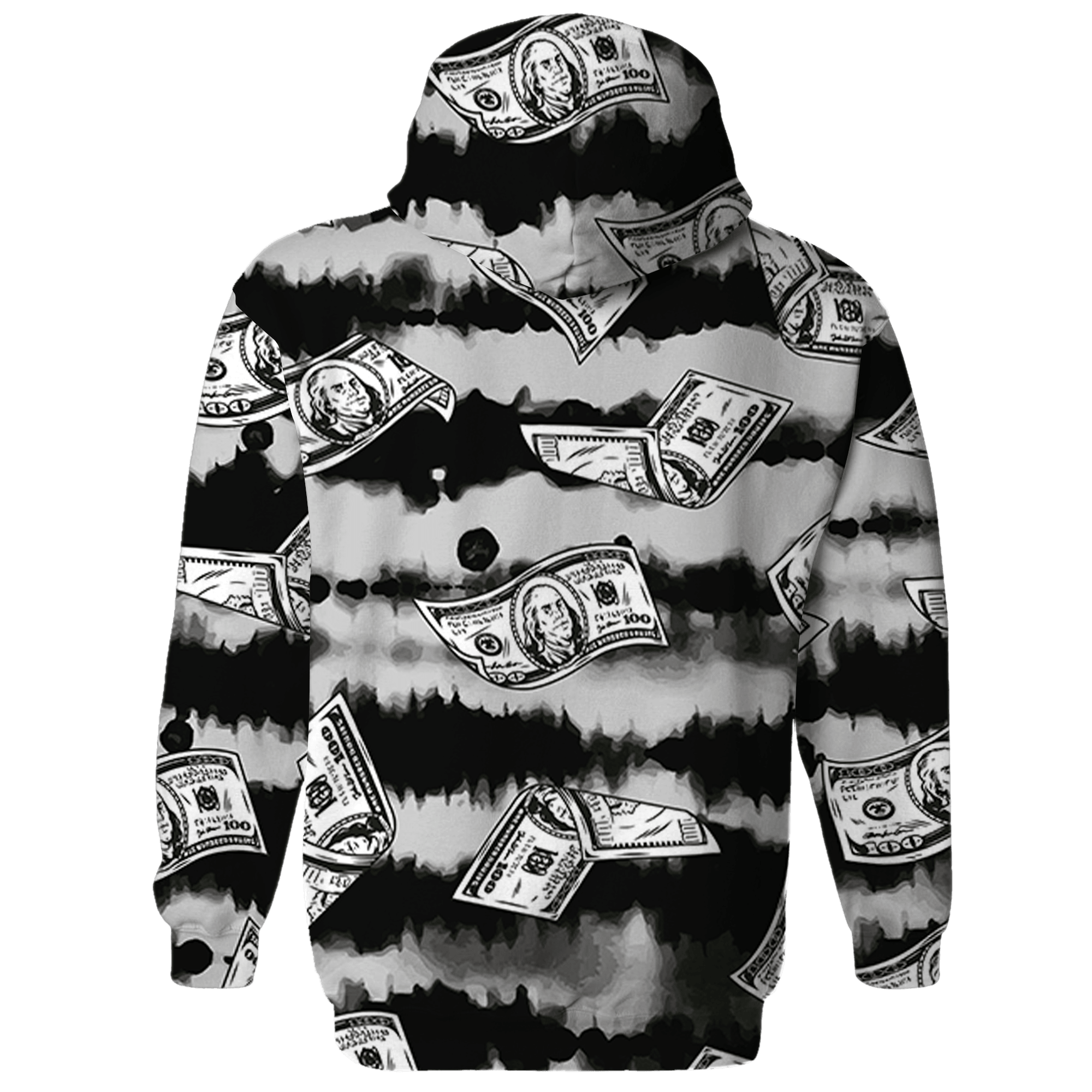 Retro High OG Black White 1s Hoodie Match Paid In Full 3D All-Over Print - NastyJamz