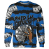 Royal Reimagined 1s Sweatshirt Match Paid In Full 3D All-Over Print - NastyJamz