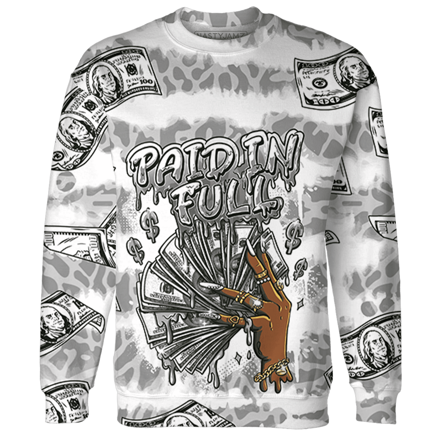 Craft Ivory 3s Sweatshirt Match Paid In Full 3D All-Over Print - NastyJamz