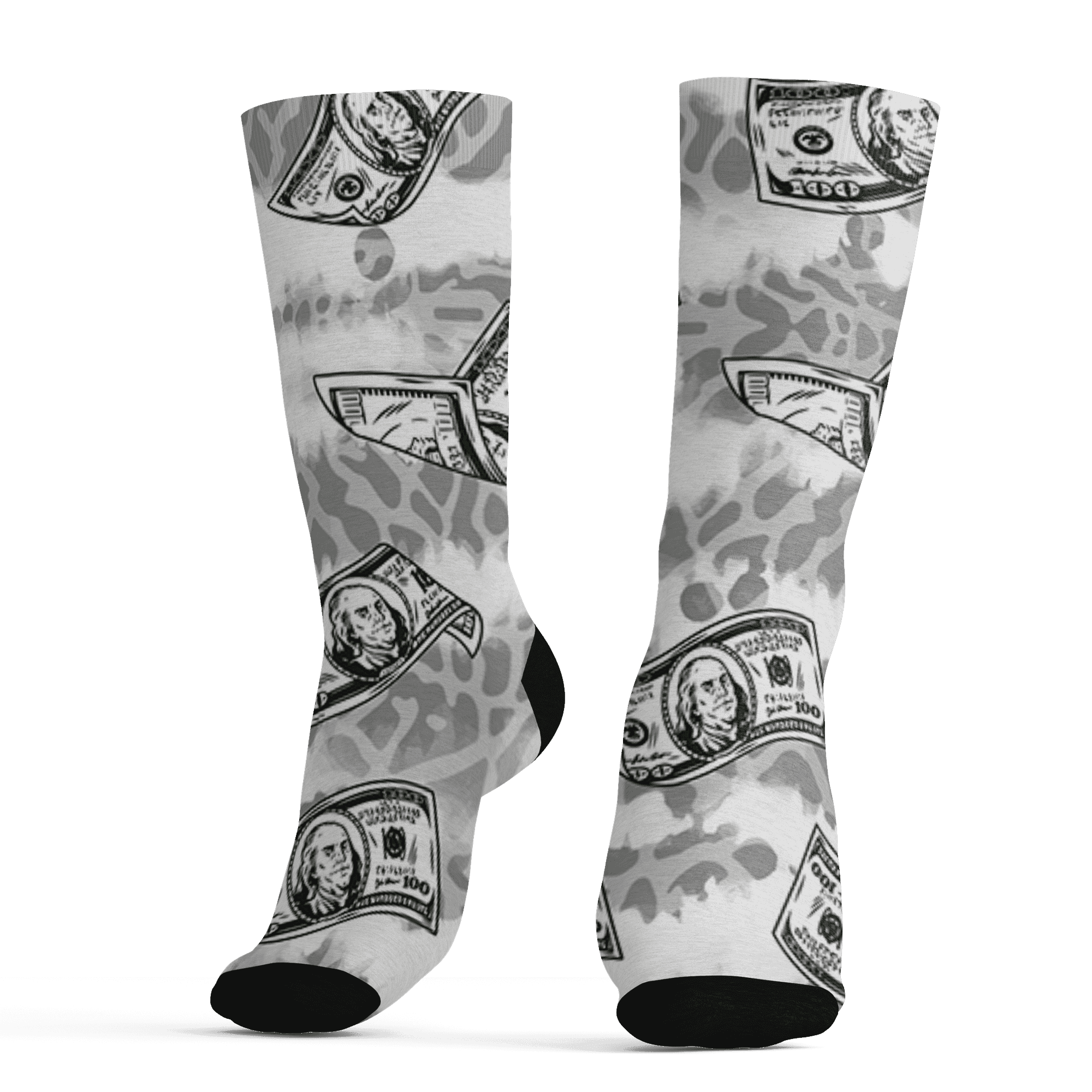 Craft Ivory 3s Socks Match Paid In Full 3D All-Over Print - NastyJamz