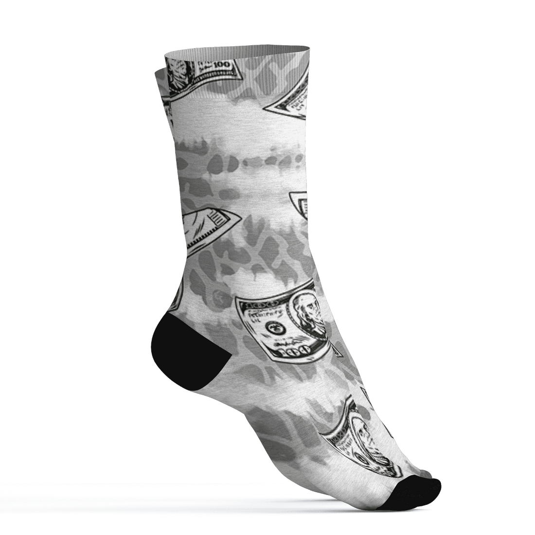 Craft Ivory 3s Socks Match Paid In Full 3D All-Over Print - NastyJamz