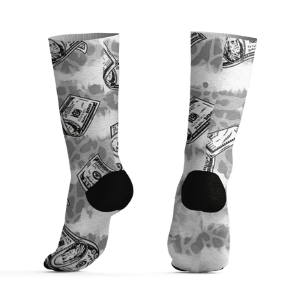 Craft Ivory 3s Socks Match Paid In Full 3D All-Over Print - NastyJamz