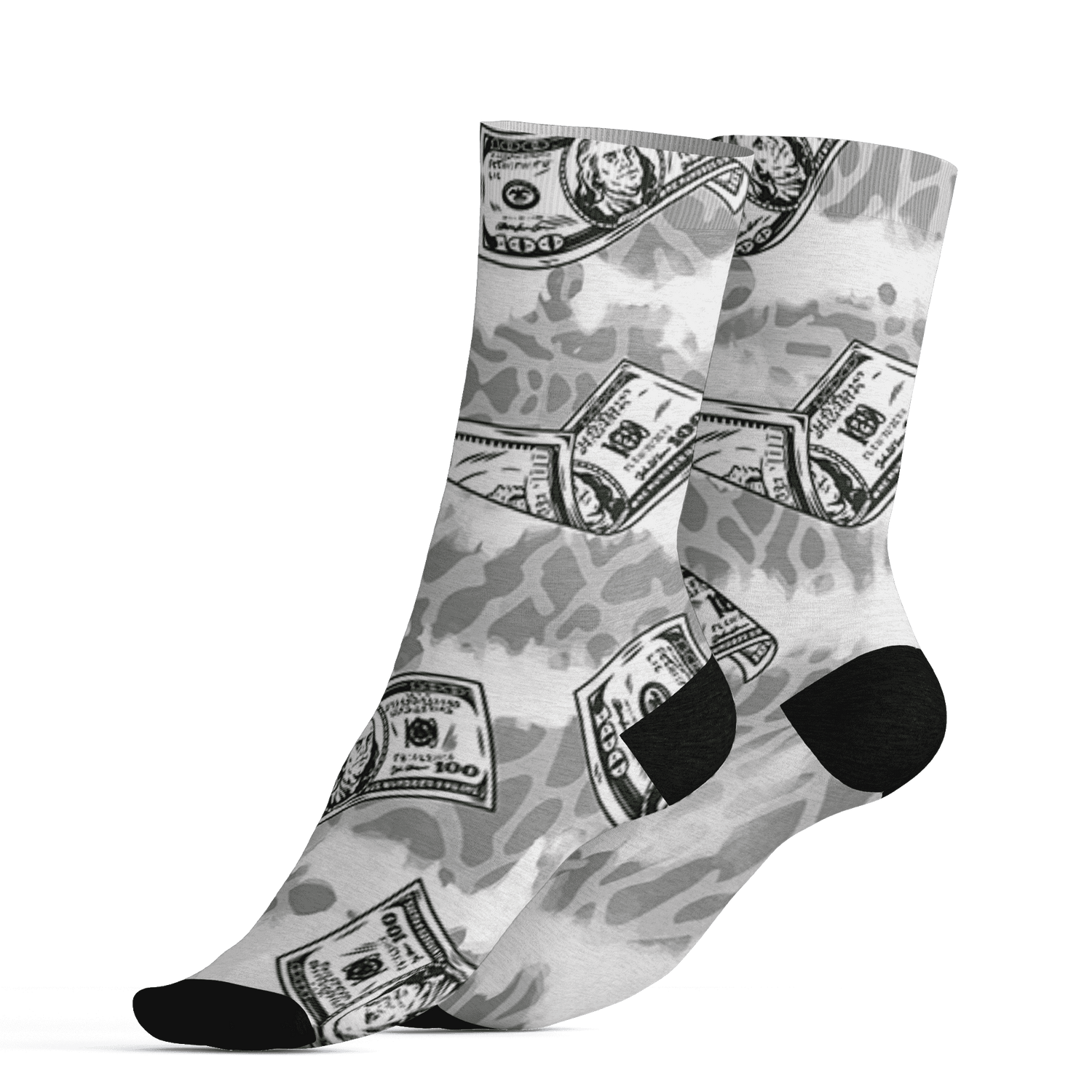 Craft Ivory 3s Socks Match Paid In Full 3D All-Over Print - NastyJamz