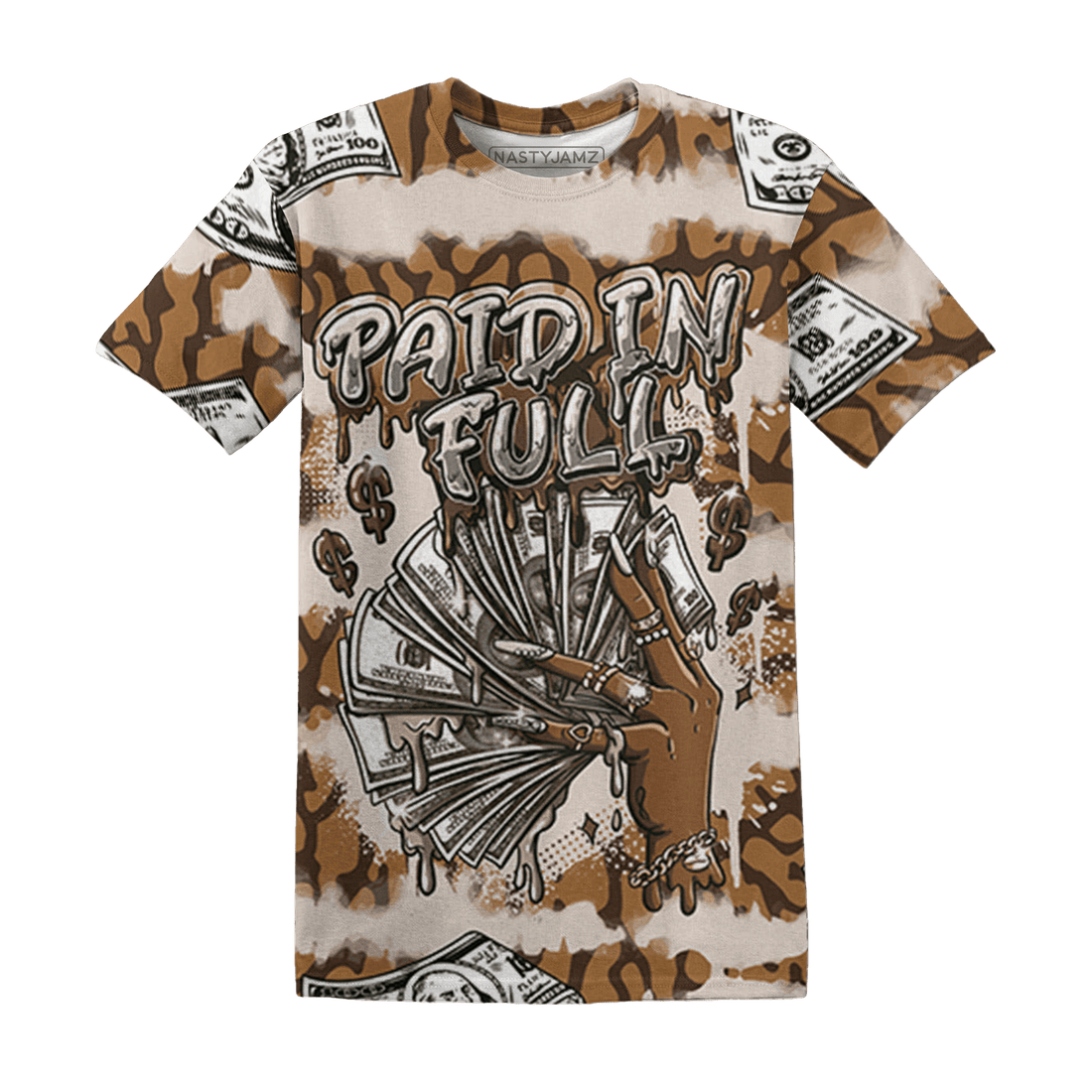 Palomino 3s T Shirt Match Paid In Full 3D All-Over Print - NastyJamz