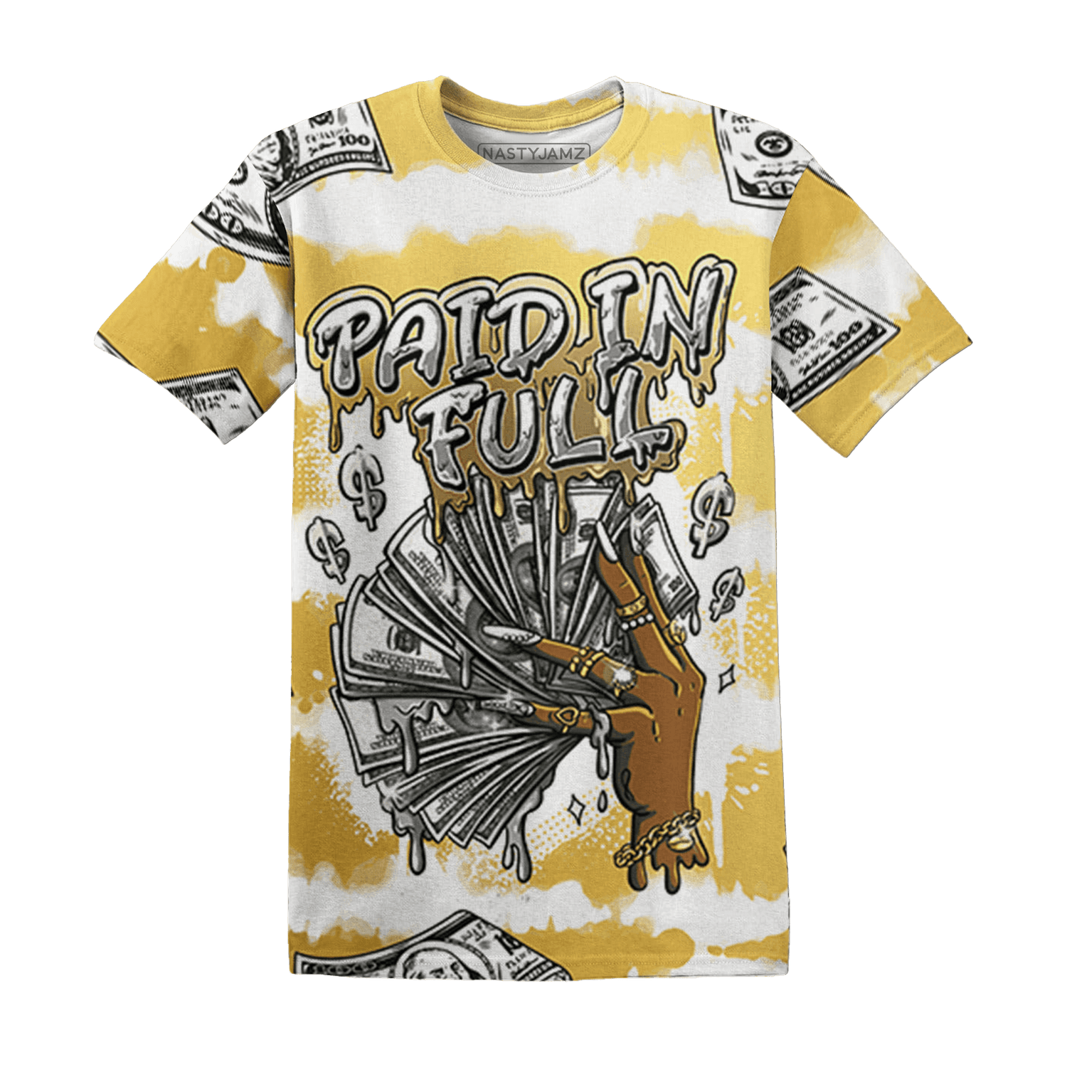 Sail 4s T Shirt Match Paid In Full 3D All-Over Print - NastyJamz