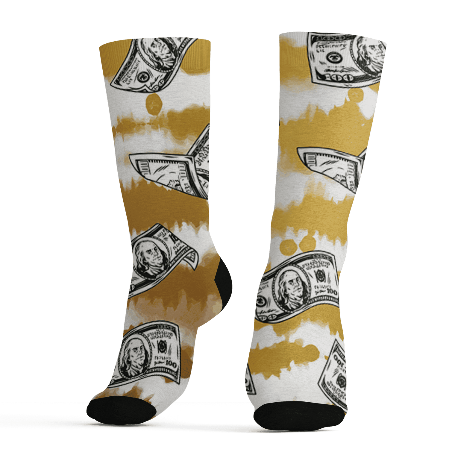 Sail 4s Socks Match Paid In Full 3D All-Over Print - NastyJamz