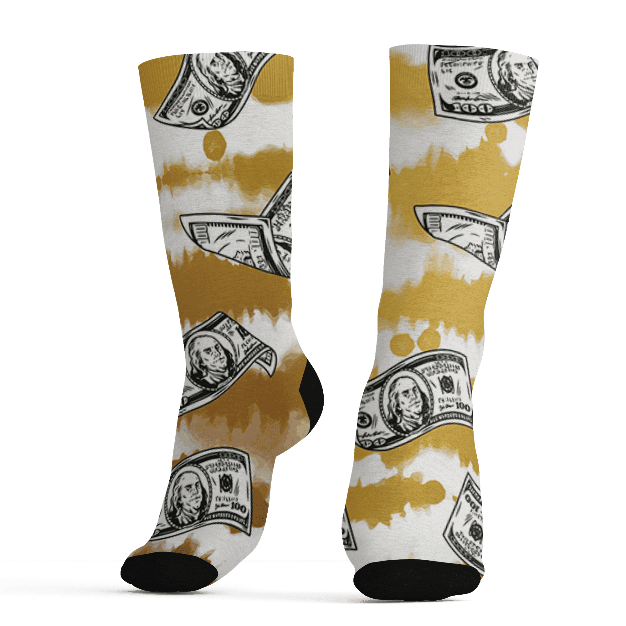Sail 4s Socks Match Paid In Full 3D All-Over Print - NastyJamz