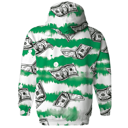 Lucky Green 5s Hoodie Match Paid In Full 3D All-Over Print - NastyJamz